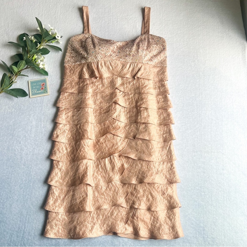 R&M Richards Pastel Classic Dress Sleeveless Sz 12